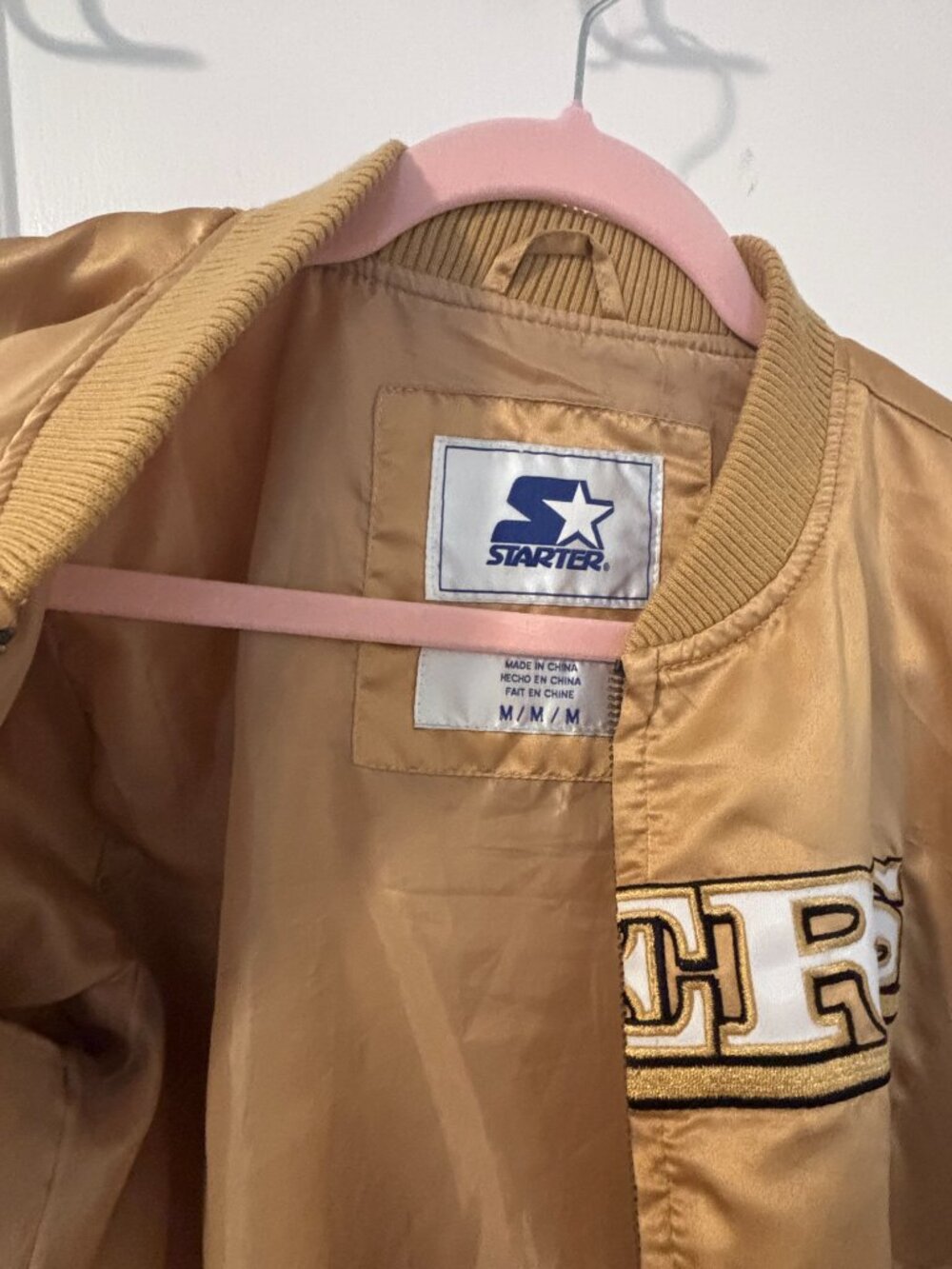 SF Niners Golden Bomber Jacket - Women's Medium - Picture 3 of 3